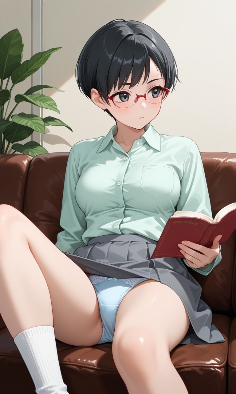 【妹】パンツ見てるのバレた