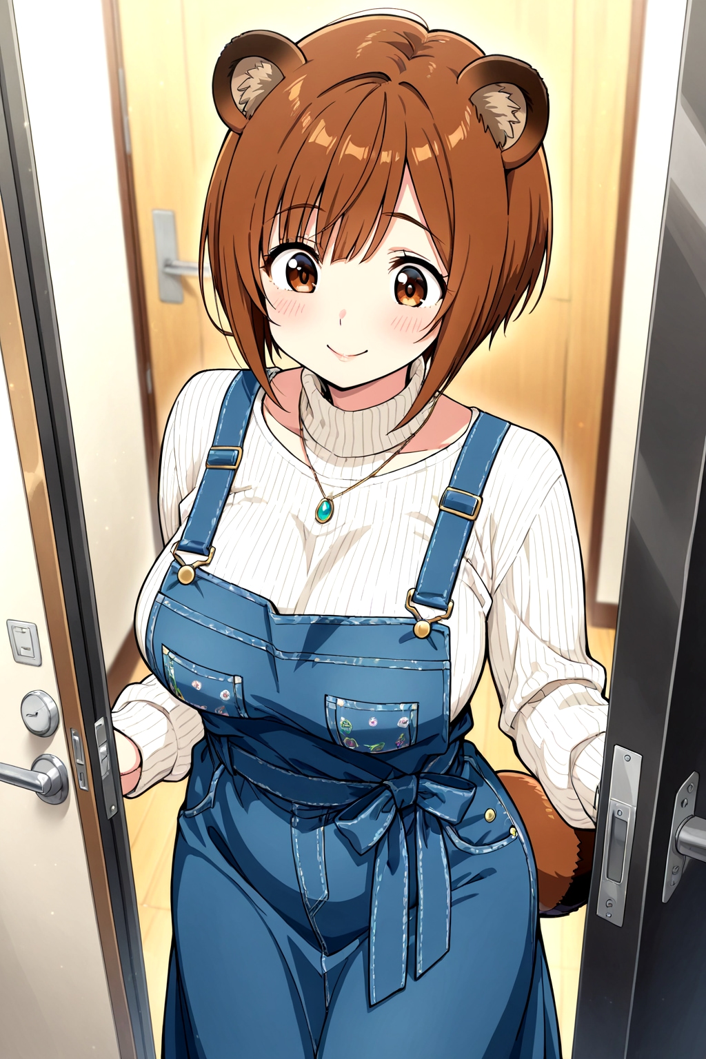 昨日助けたたぬきがお礼に来た