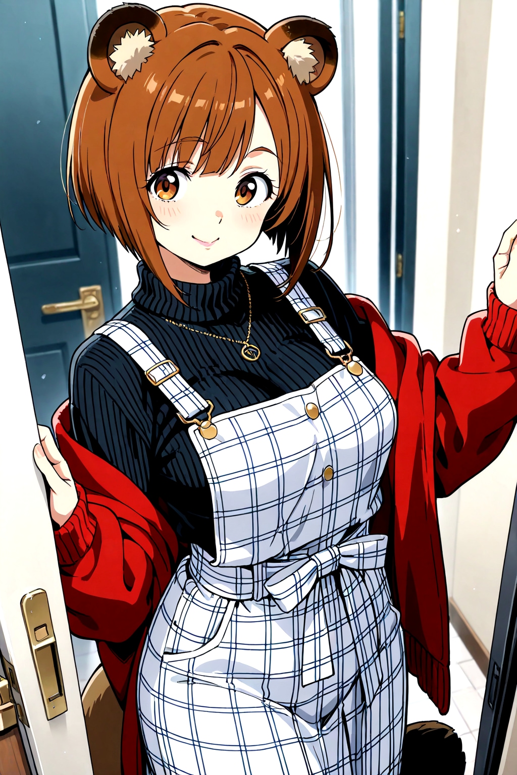 昨日助けたたぬきがお礼に来た