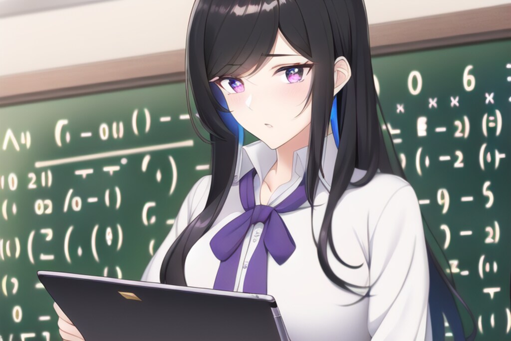 数学は苦手系女子