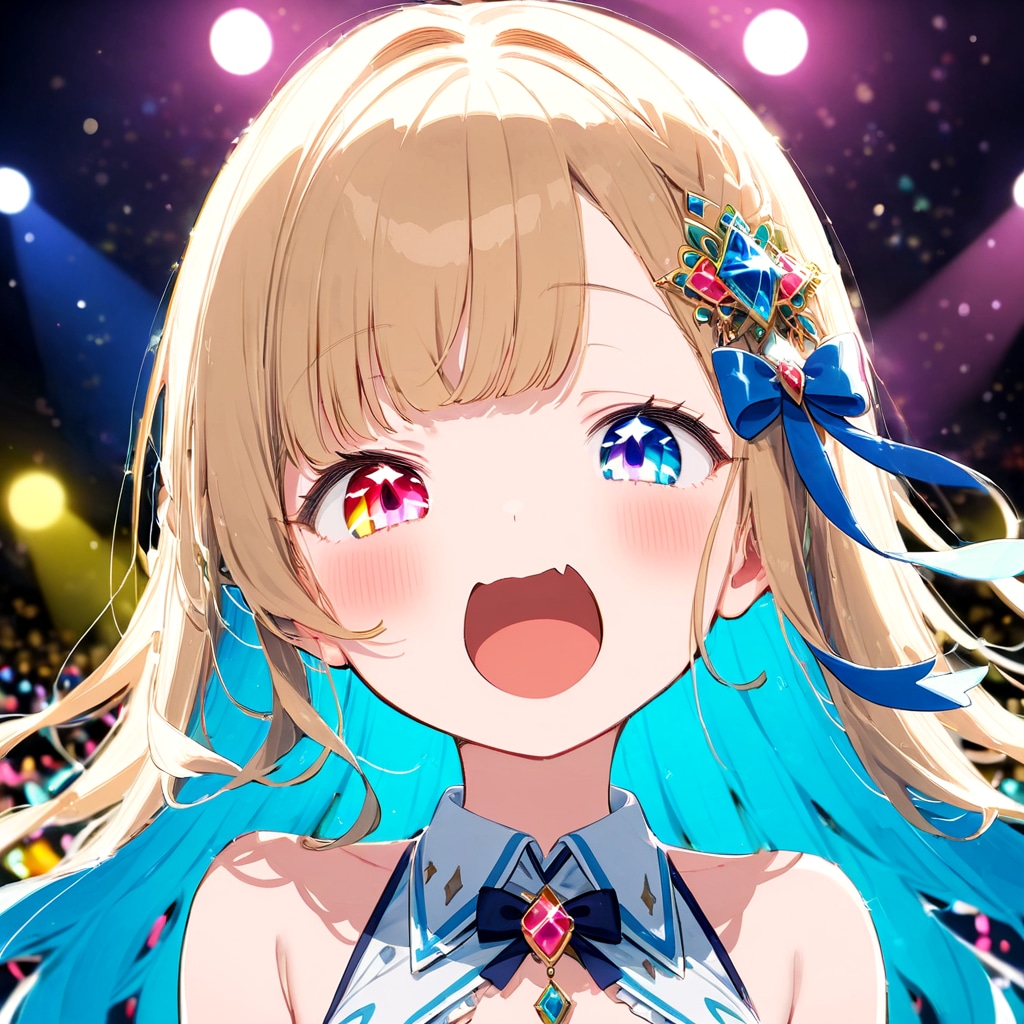 万華鏡の目を持つ女の子