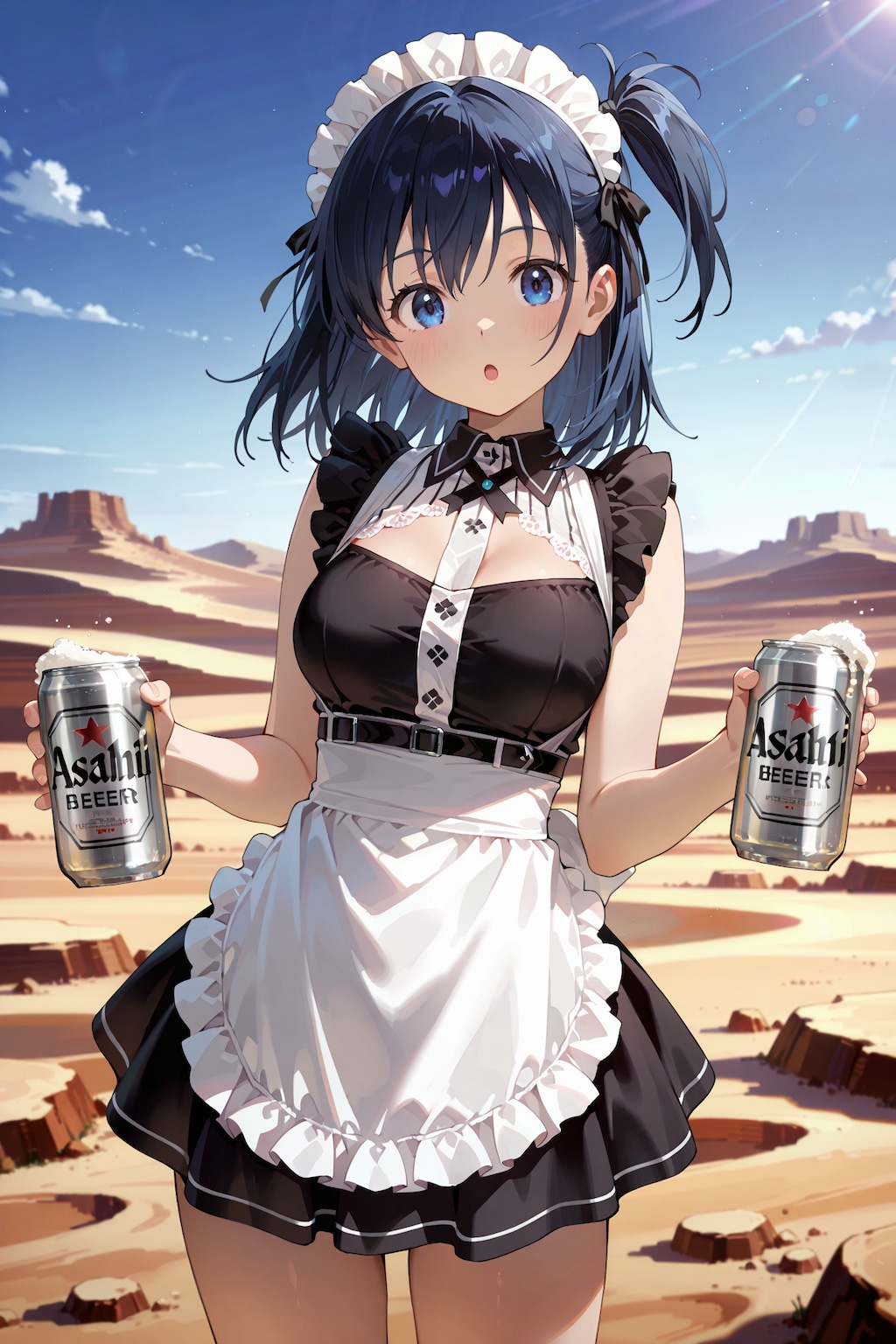 砂漠のメイドさん with スーパードライ Y711