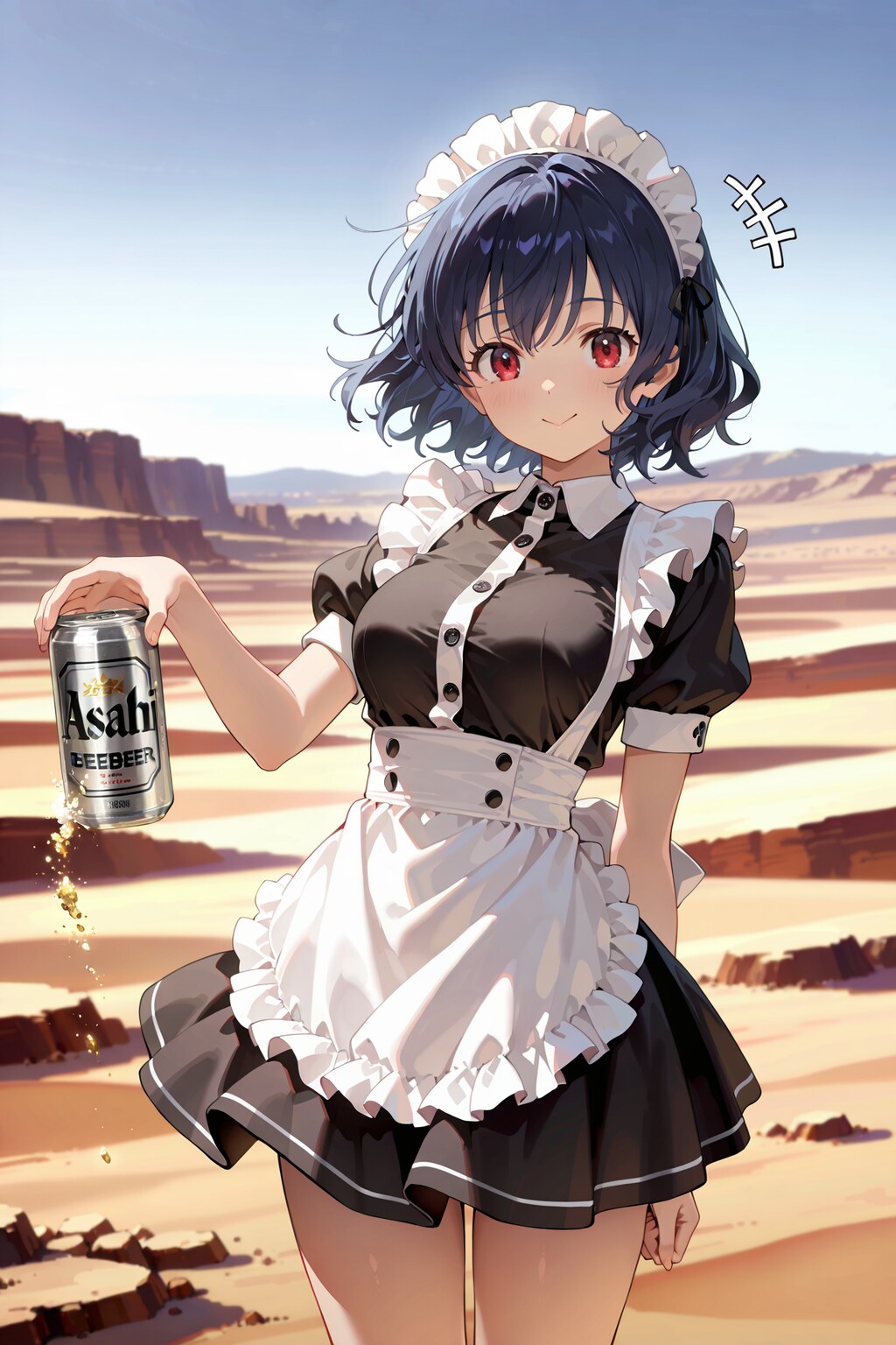 砂漠のメイドさん with スーパードライ Y711