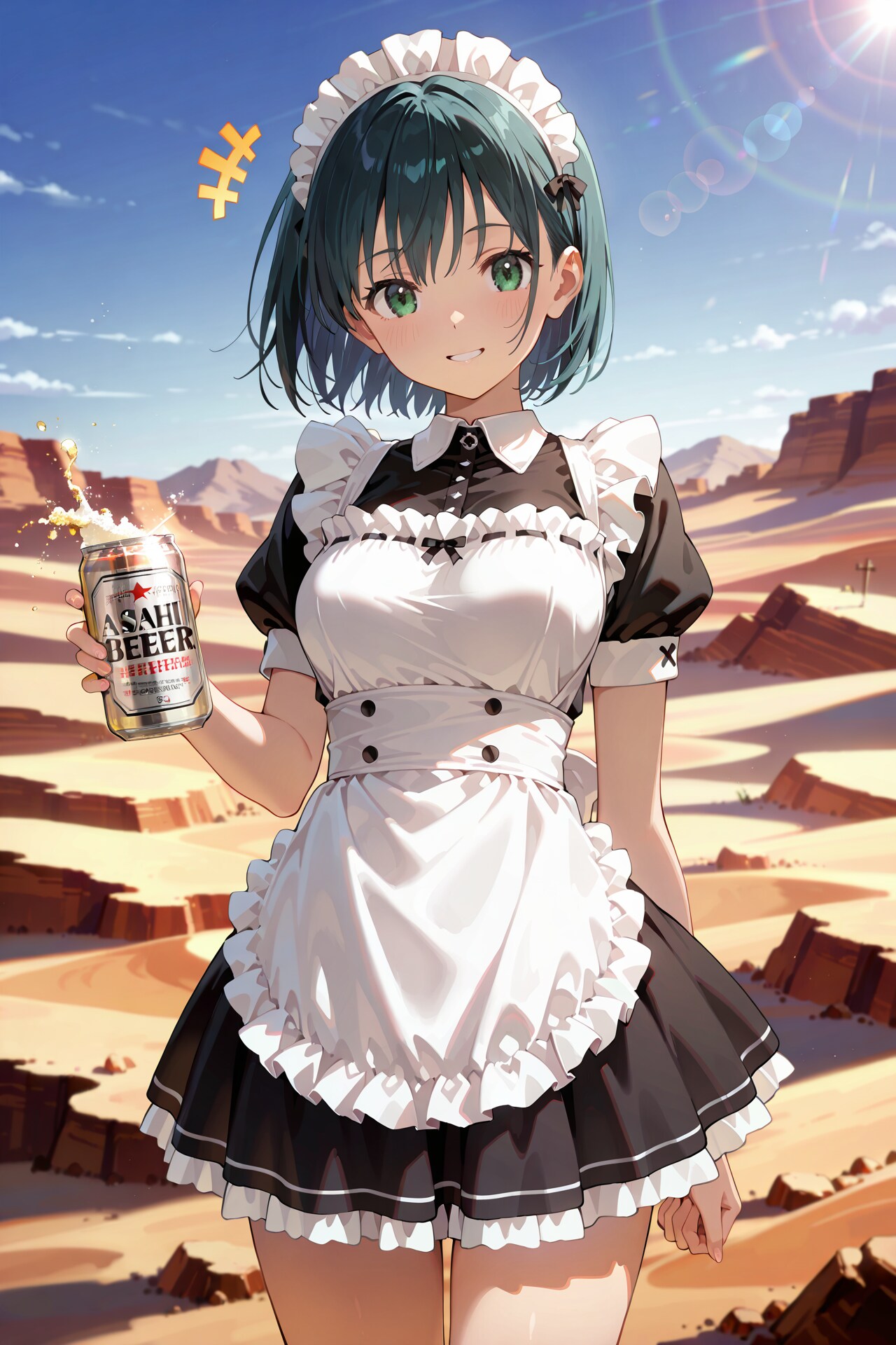砂漠のメイドさん with スーパードライ Y711 | の人気AIイラスト・グラビア