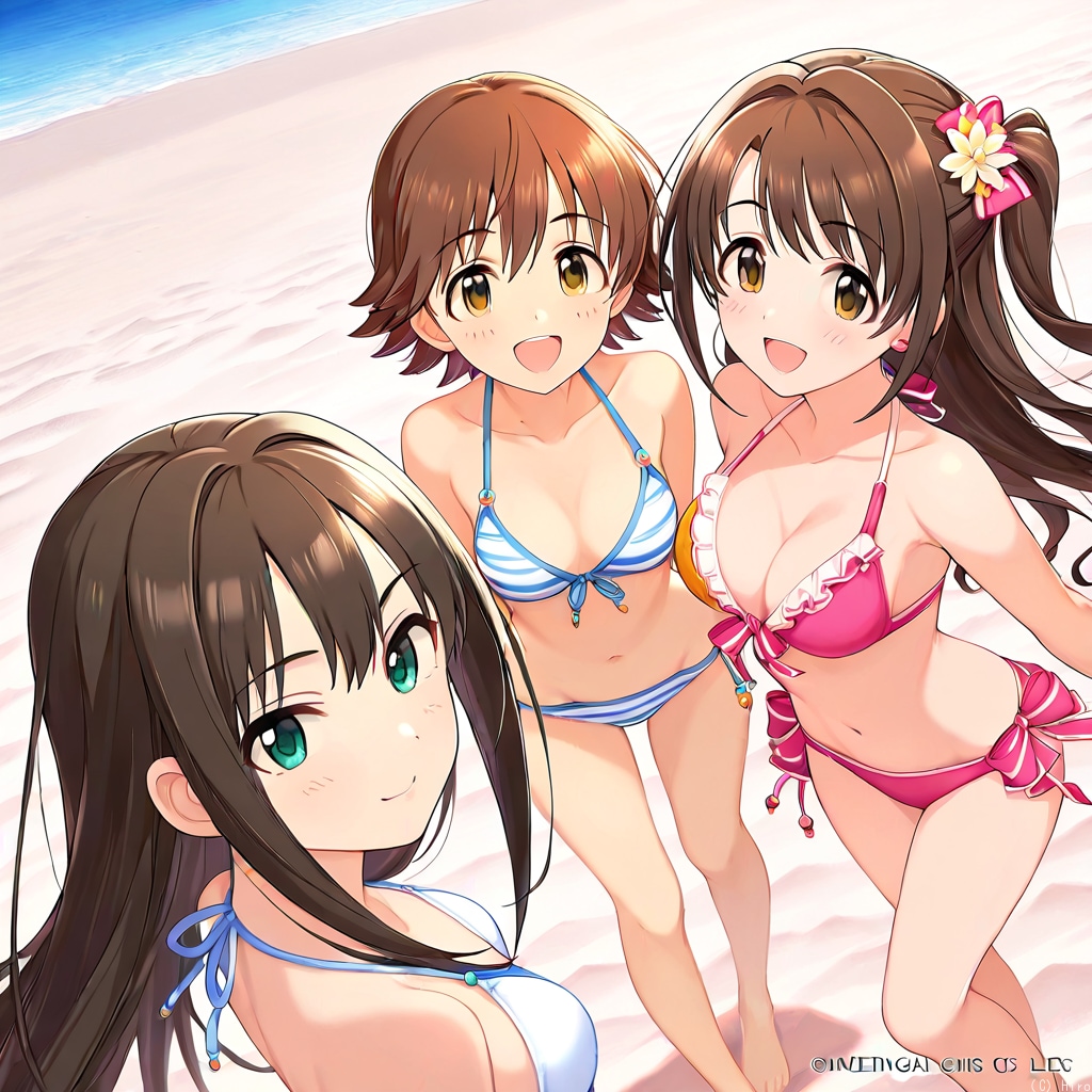 (アイドル達)今日の撮影は楽しい〜(眼福byプロデューサー)