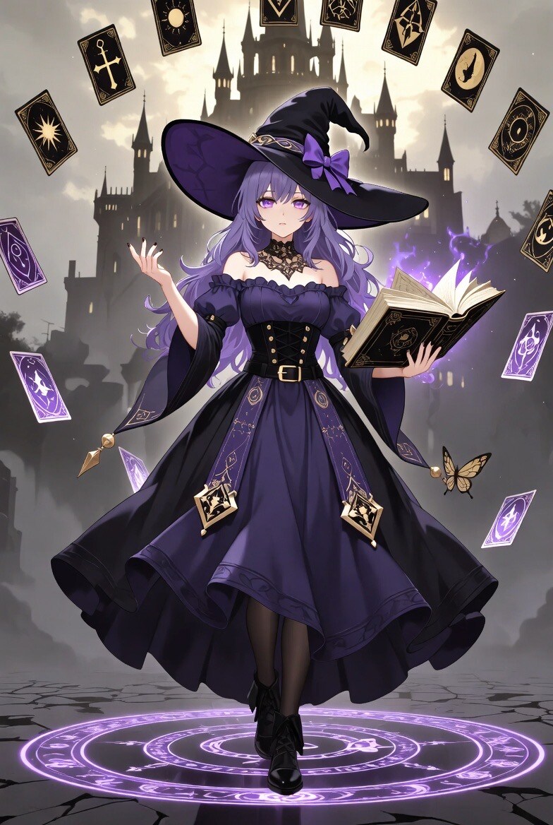 魔女とタロットカード