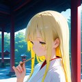 神社の巫女さん 2枚目