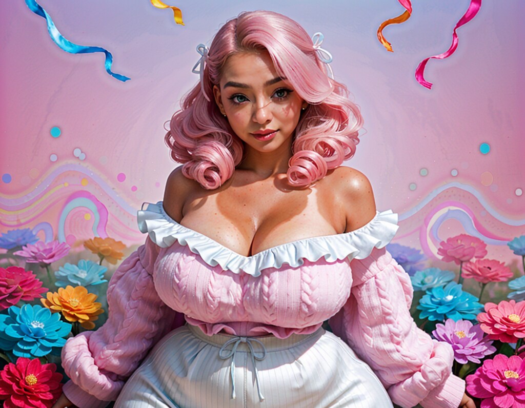 カラフルな少女