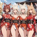 SEEKERで沢山お狐様♪i2i素材としても良い感じです♪（TOPAZとV4B、AQUAのi2i変換例付き） 4枚目