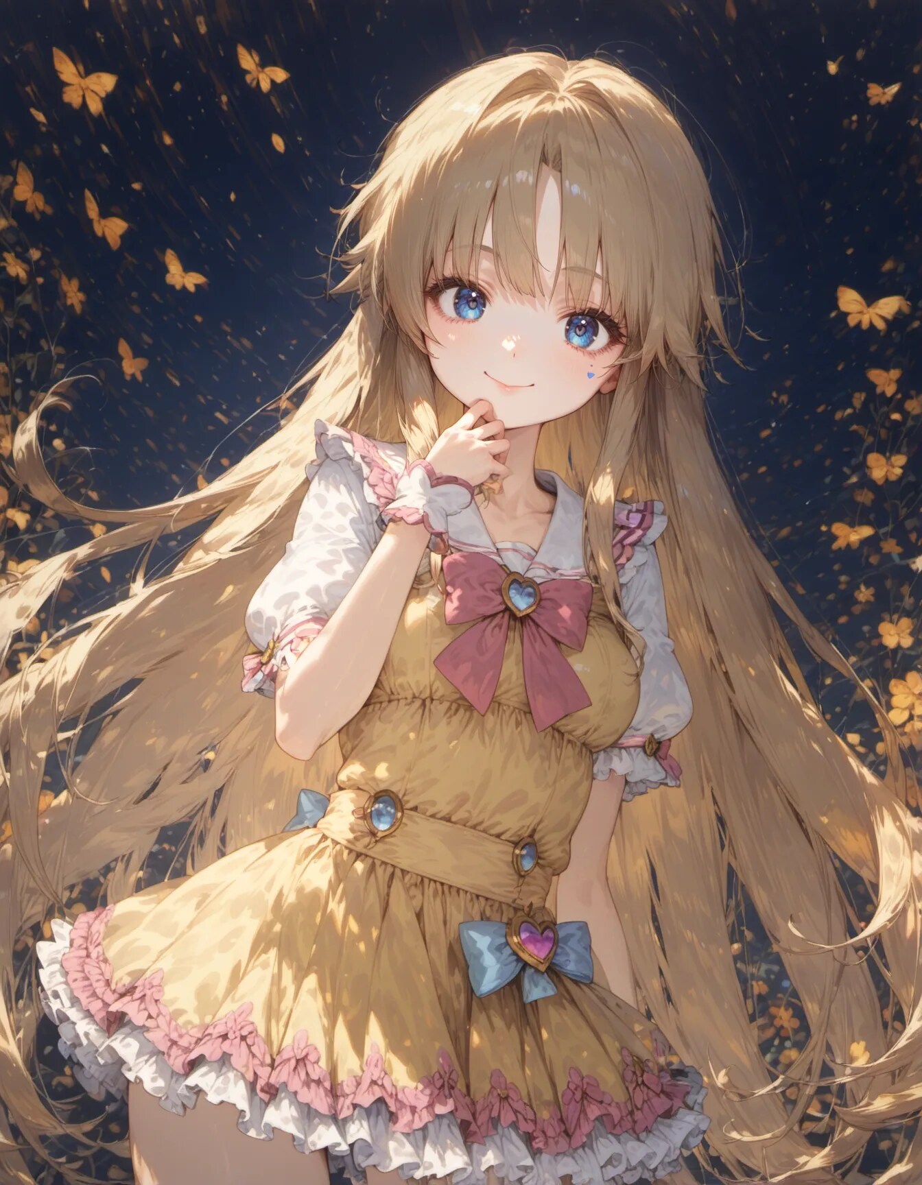 Butterflies of Midnight Gold