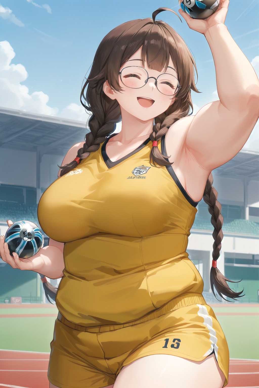 すみかちゃんは日本最強の女子砲丸投げ選手