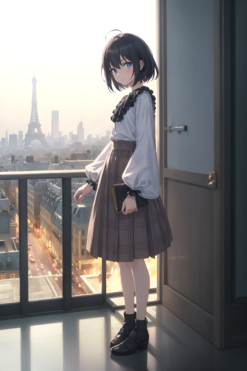 パリの街並みを眺める