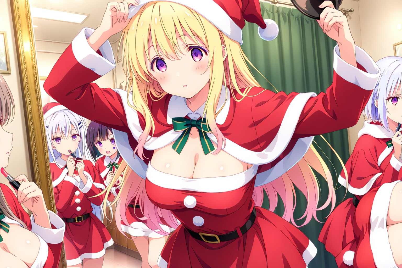 最終メイクアップ | の人気AIイラスト・グラビア