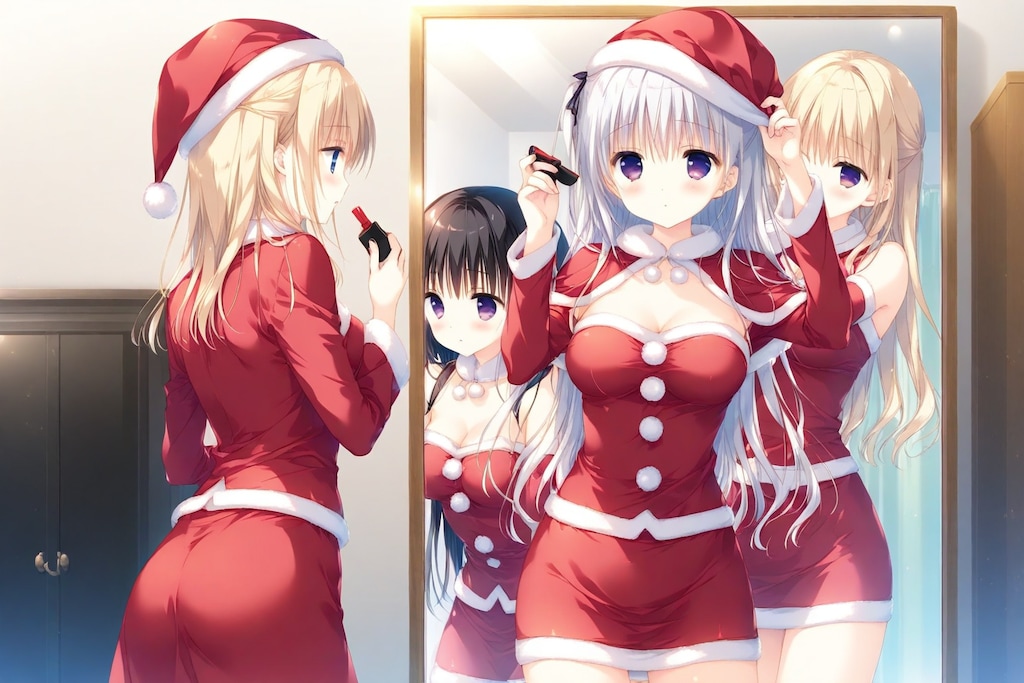 最終メイクアップ