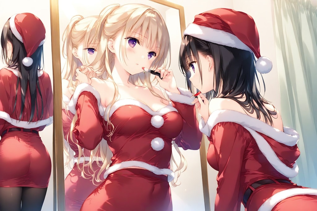 最終メイクアップ