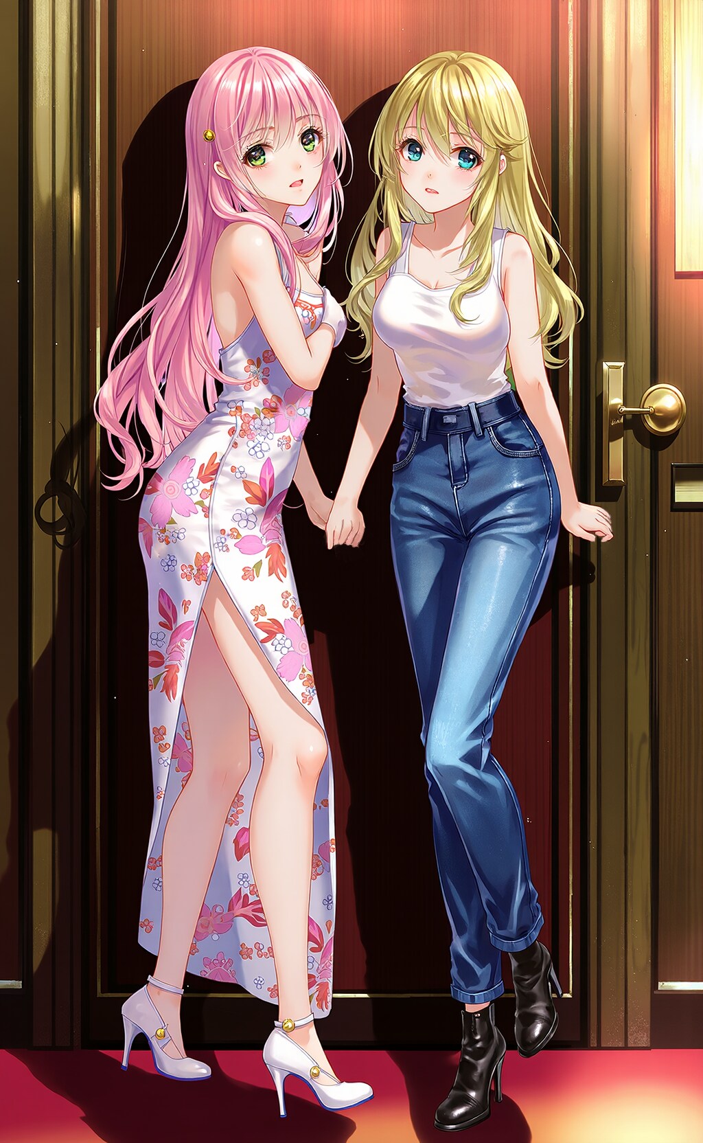 仲の良い二人の女の子