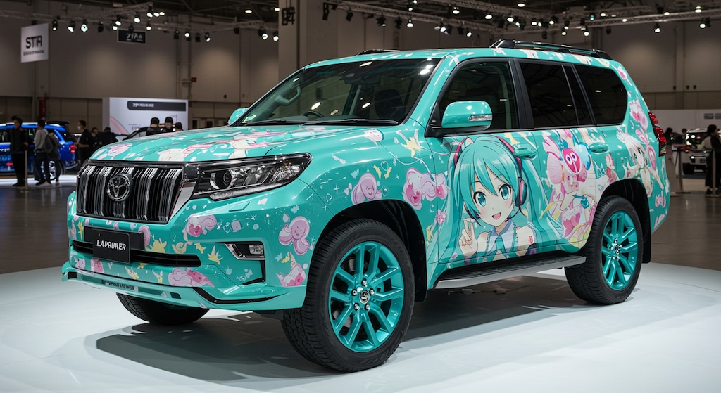 初音ミクカラーランドクルーザー