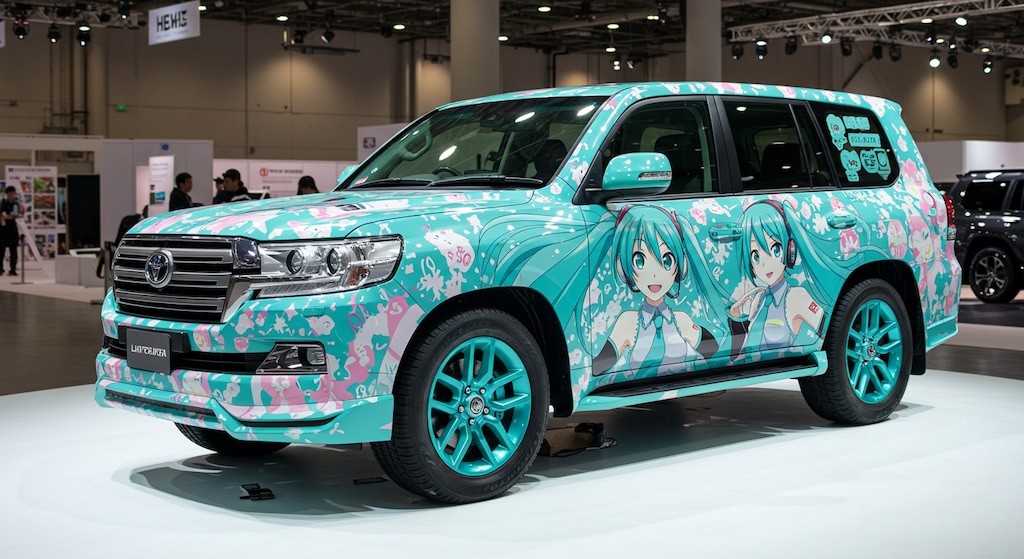 初音ミクカラーランドクルーザー