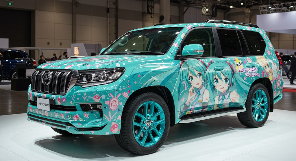 初音ミクカラーランドクルーザー
