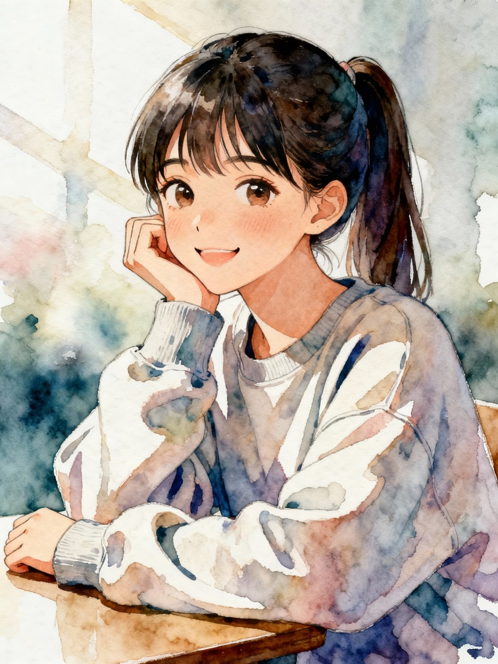 スエットシャツ 21歳女性