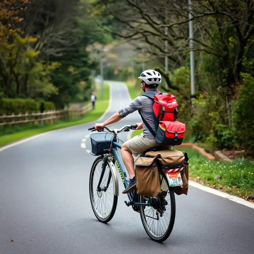 自転車で一人旅