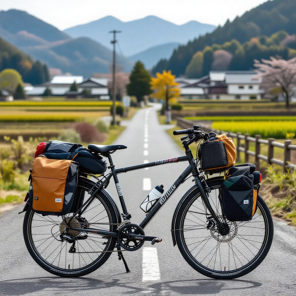 自転車で一人旅 | の人気AIイラスト・グラビア