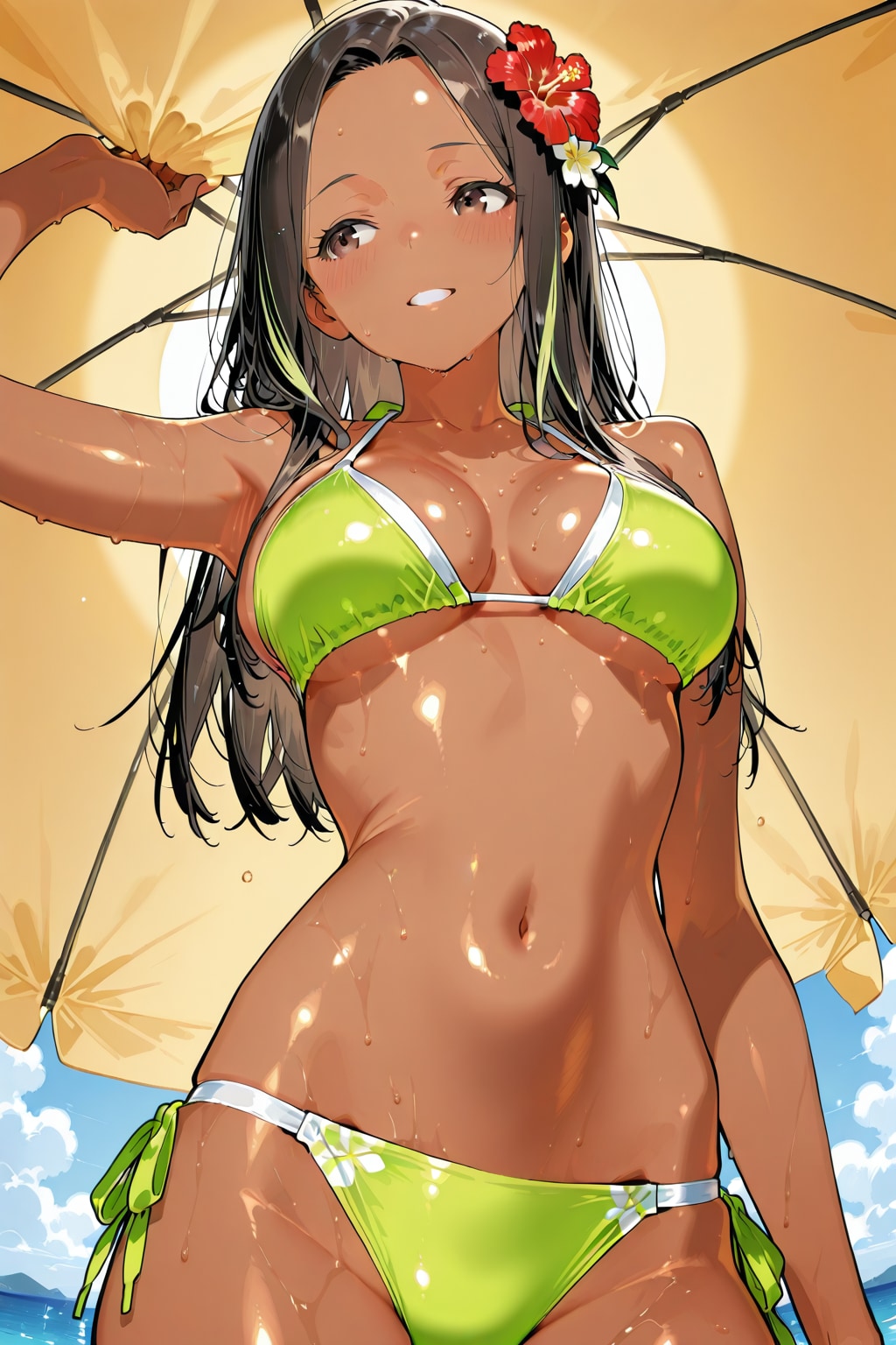 水着美少女