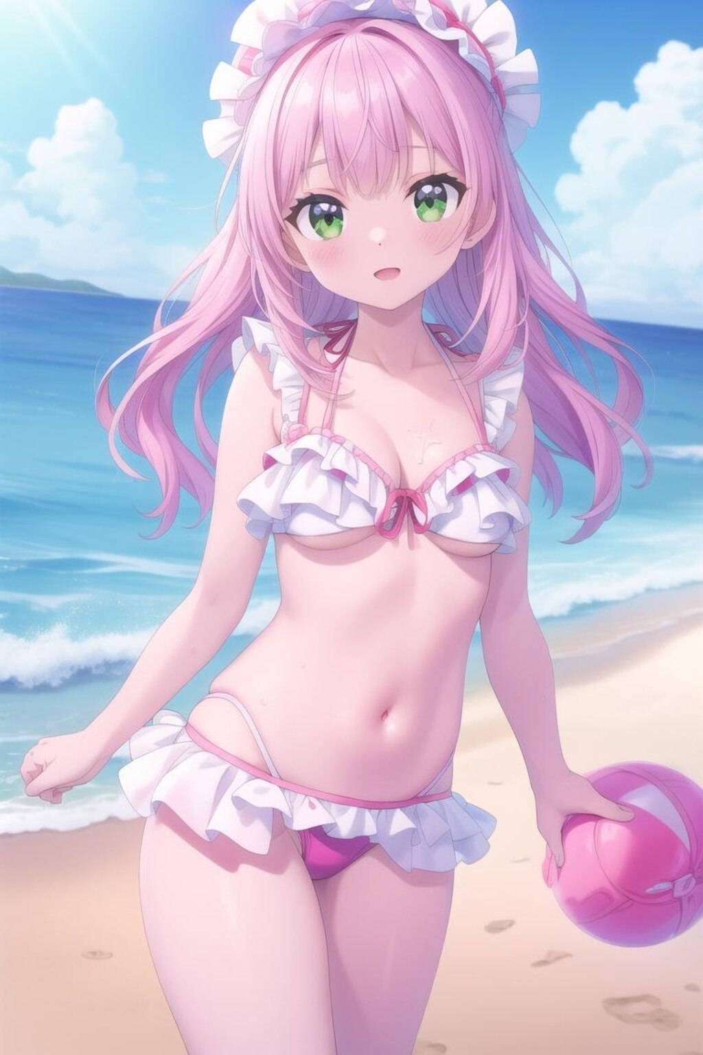 少女水着