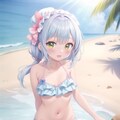 少女水着 7枚目