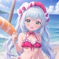 少女水着 8枚目