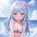 少女水着 5枚目