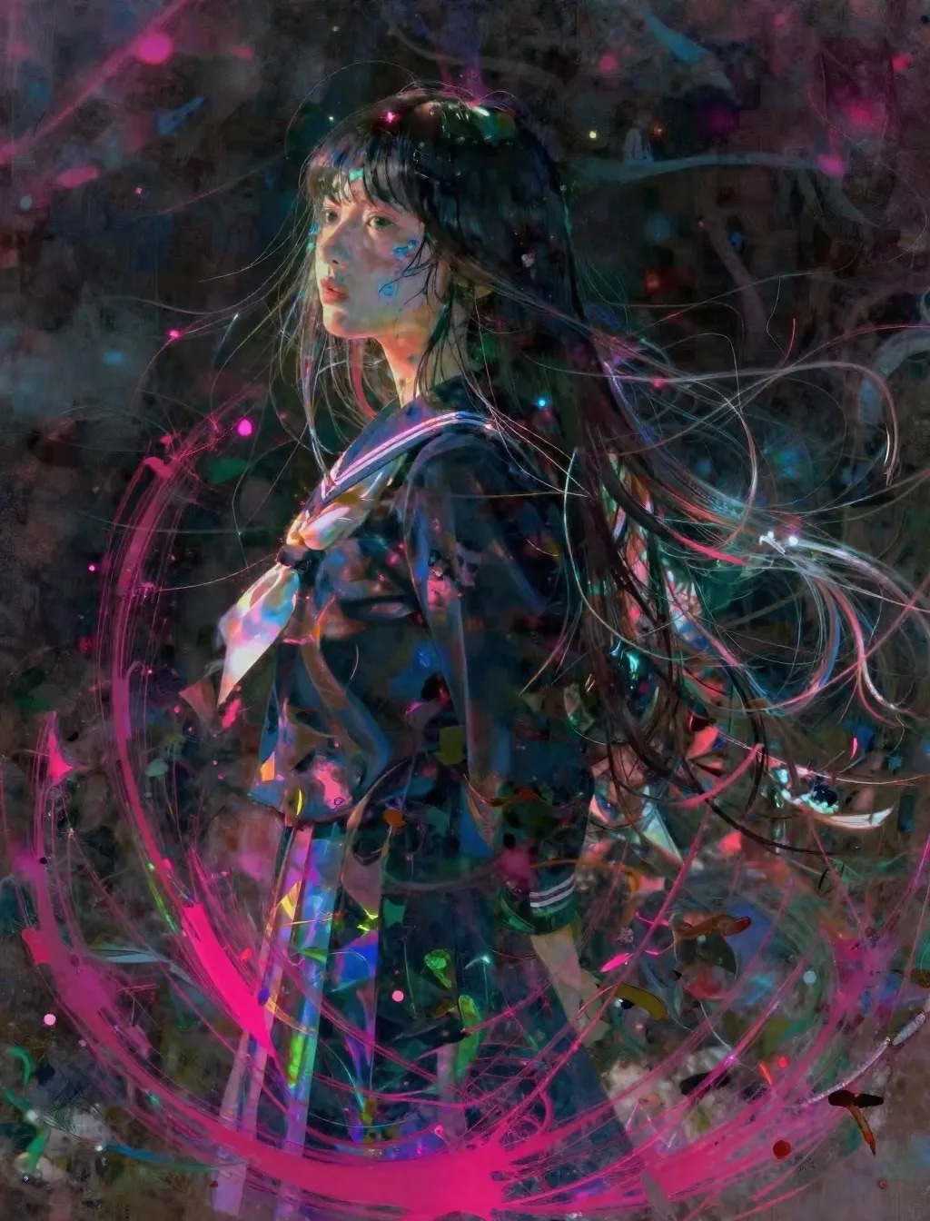 セーラー服と光の加減