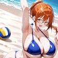 【今日の腹筋】夏のスパイク！ 4枚目