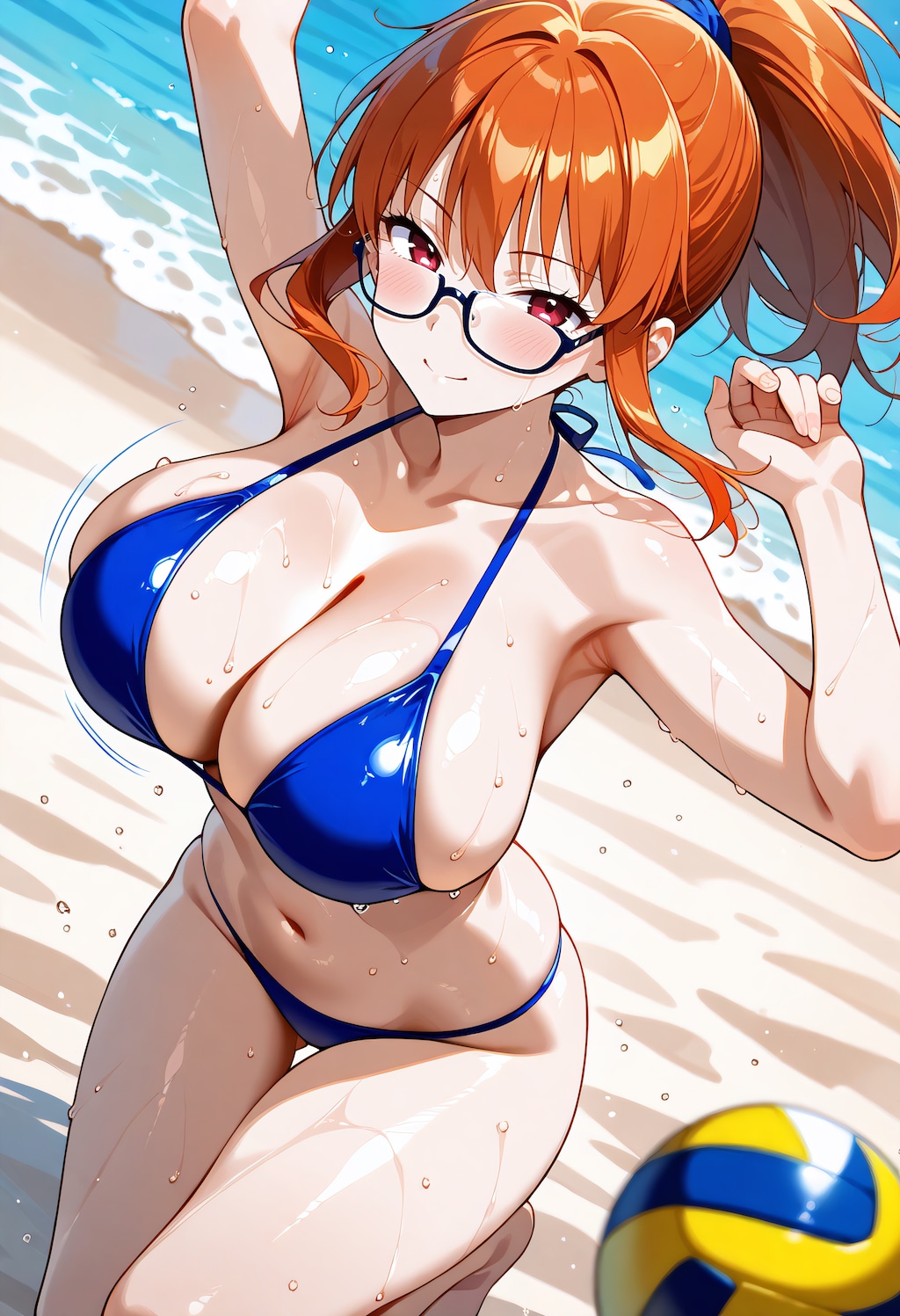 【今日の腹筋】夏のスパイク！