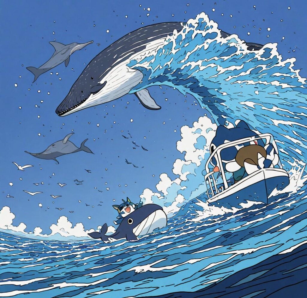 クジラのゆるキャラをDIRTで生成しようとした記録