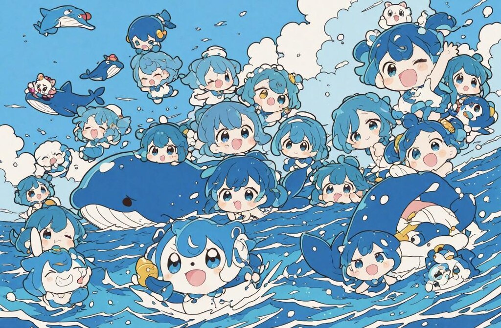 クジラのゆるキャラをDIRTで生成しようとした記録