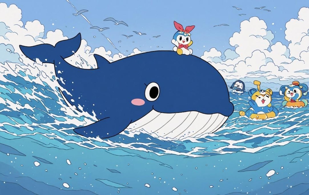 クジラのゆるキャラをDIRTで生成しようとした記録