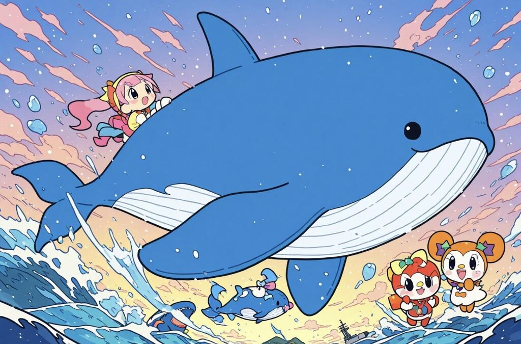 クジラのゆるキャラをDIRTで生成しようとした記録