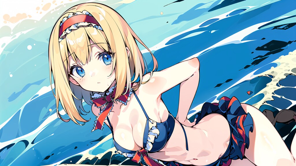 東方水着娘-アリス・マーガトロイド-4