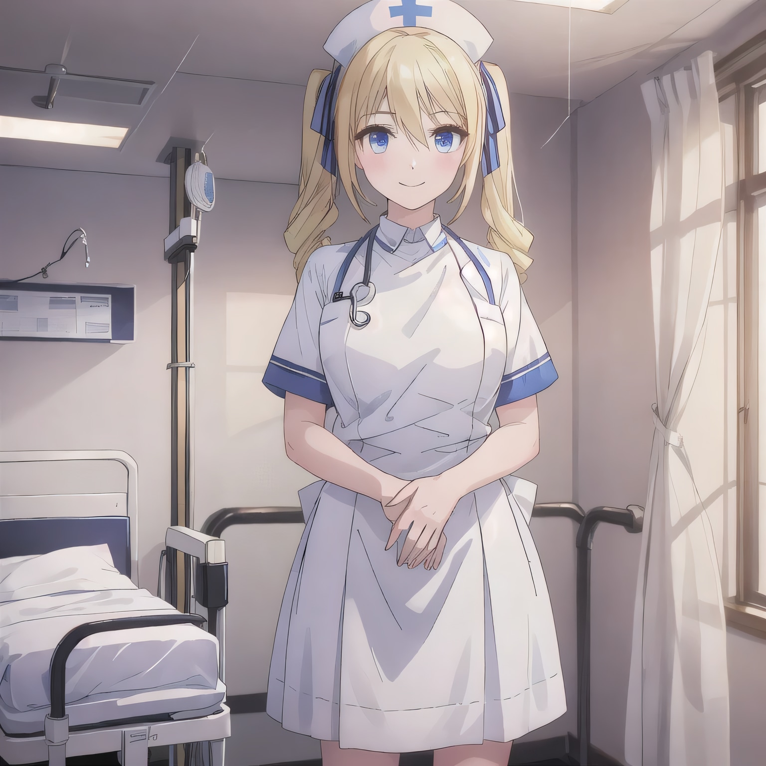 金髪ツインテで白衣の少女 | の人気AIイラスト・グラビア