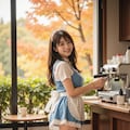 秋の紅葉カフェ 6枚目