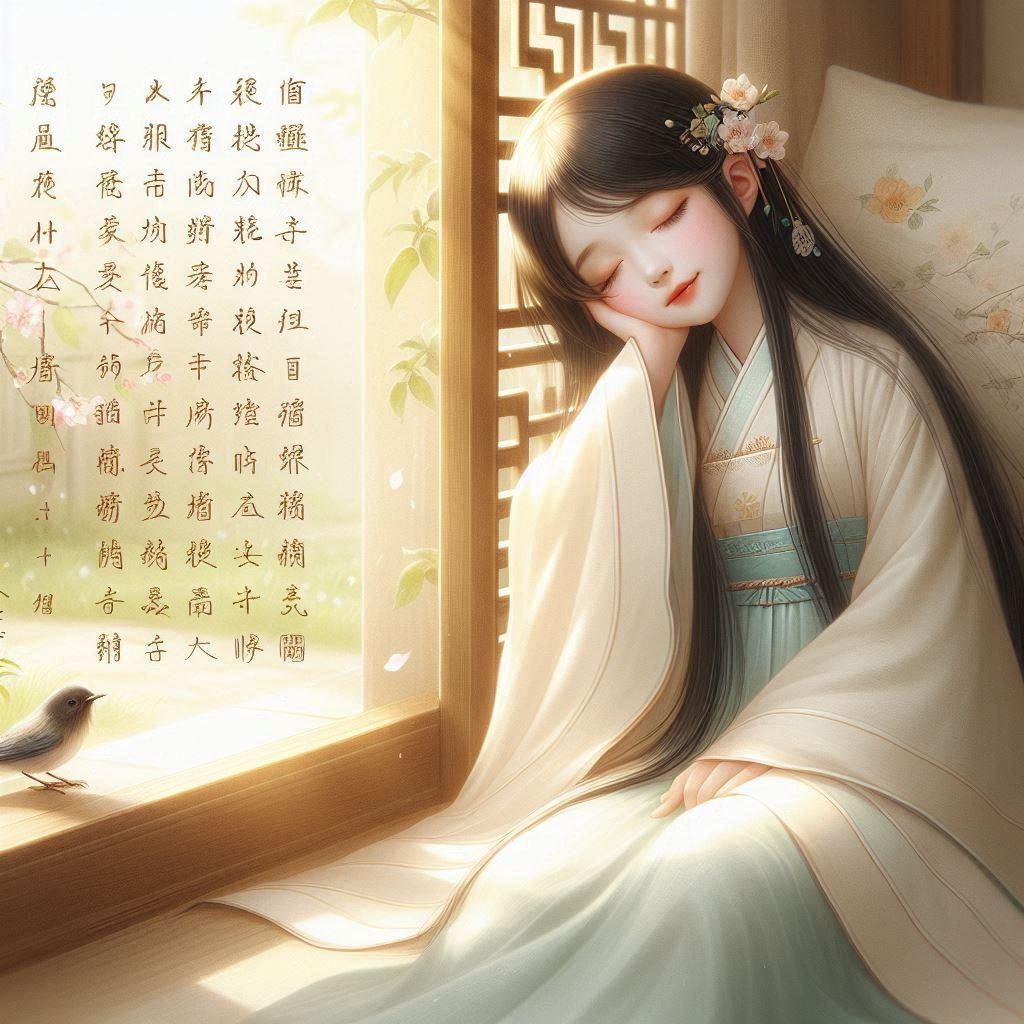 春眠不覚暁（しゅんみんあかつきをおぼえず）