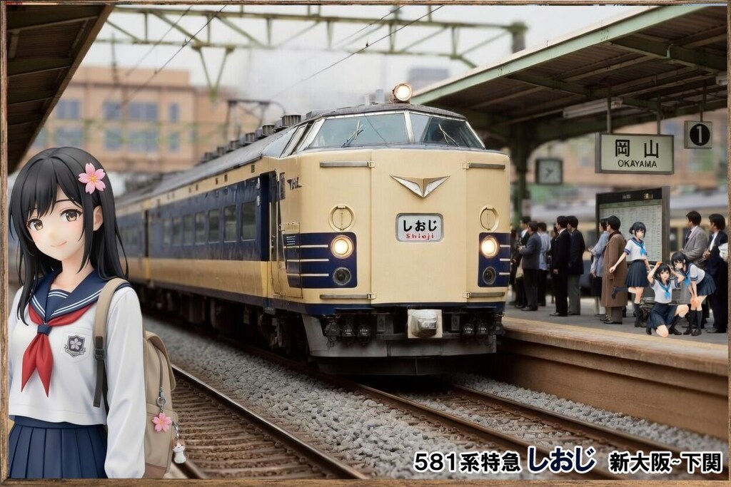 ５８１系しおじ号