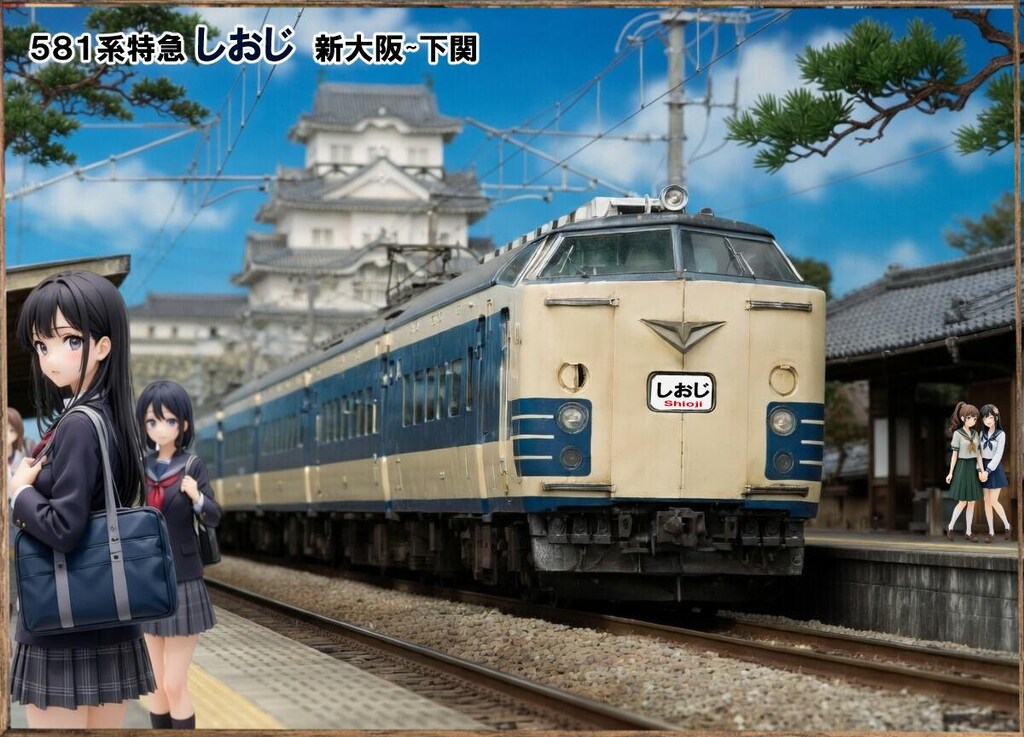 ５８１系しおじ号
