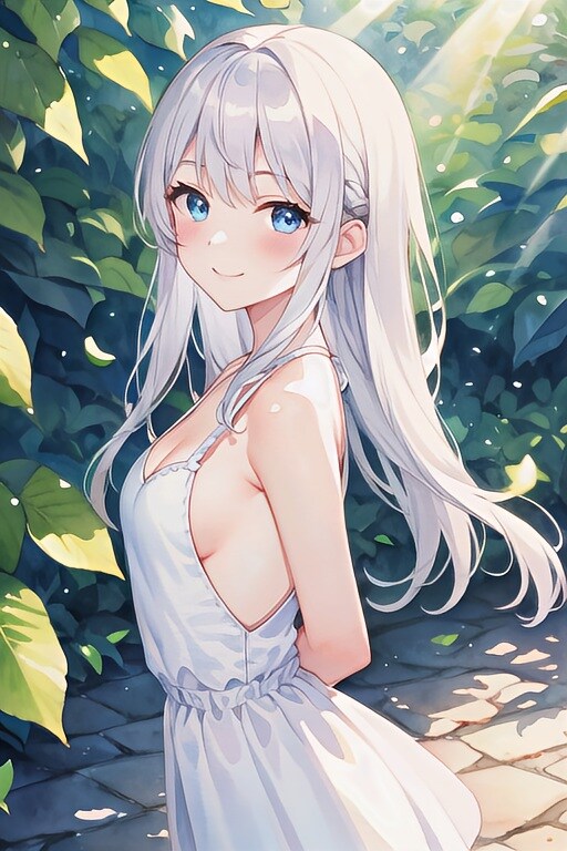 銀髪碧眼ちゃん