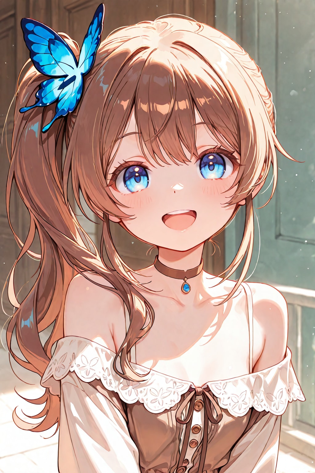 サイドポニー少女