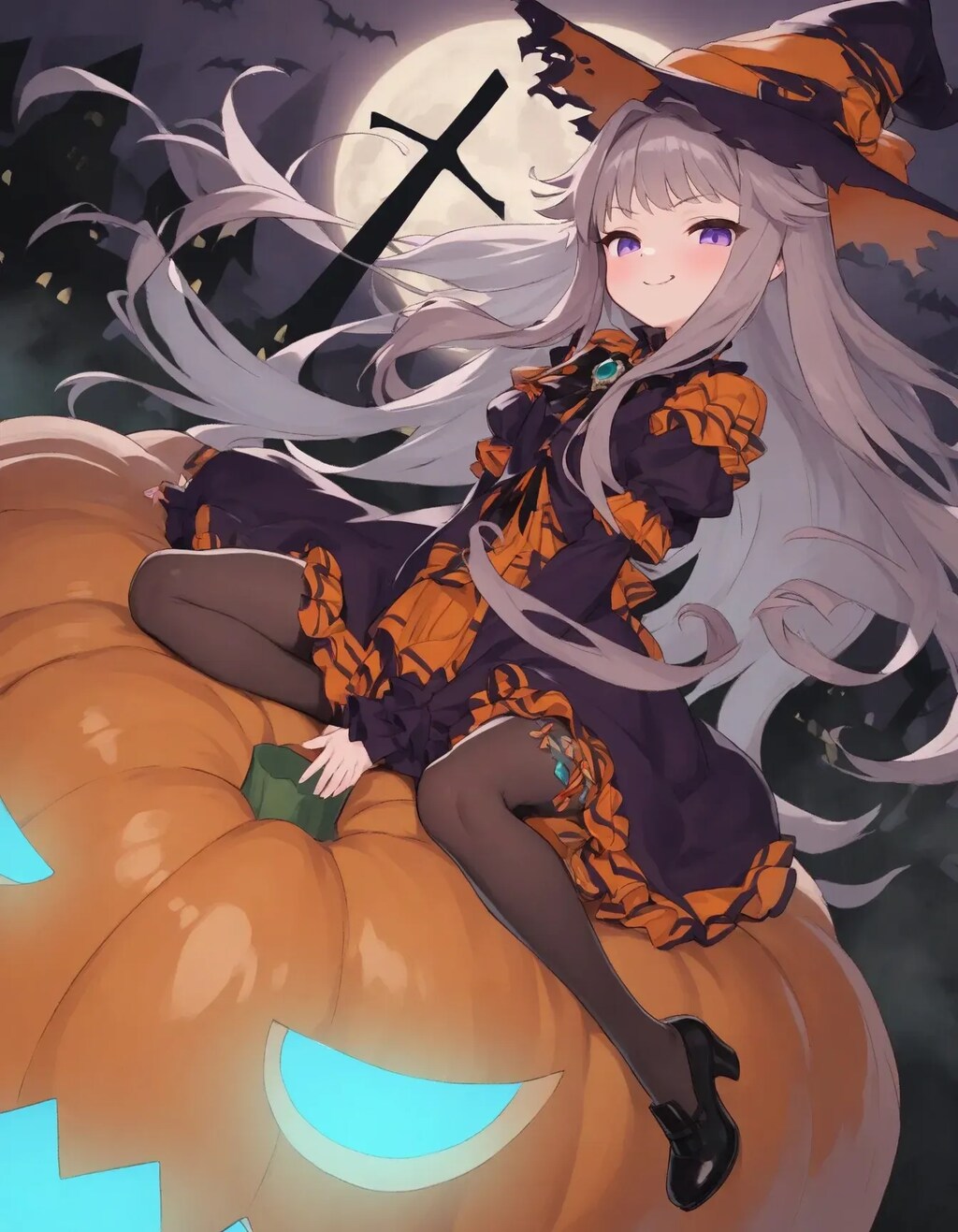 少し遅れたハロウィン　魔女っ子