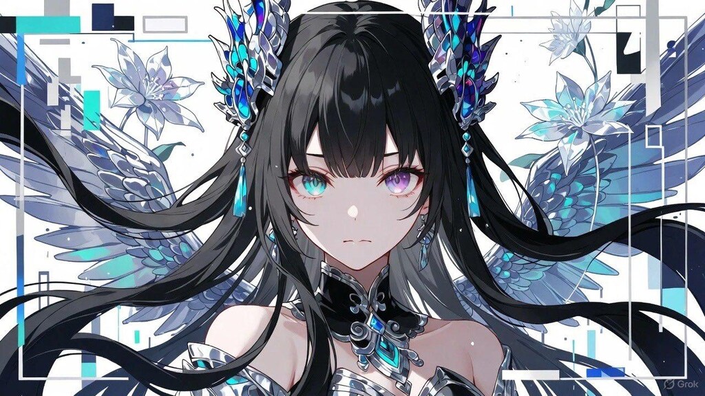クリスタルの花