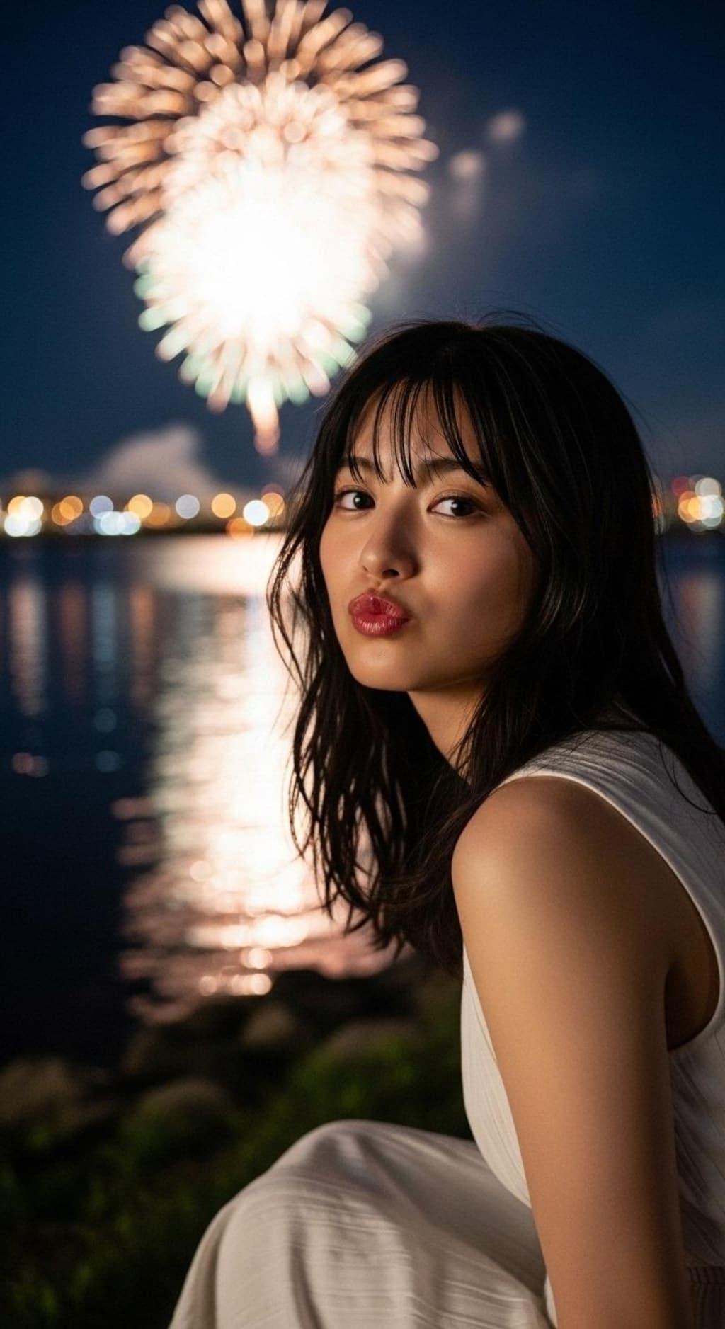 はなびをみにきたよ