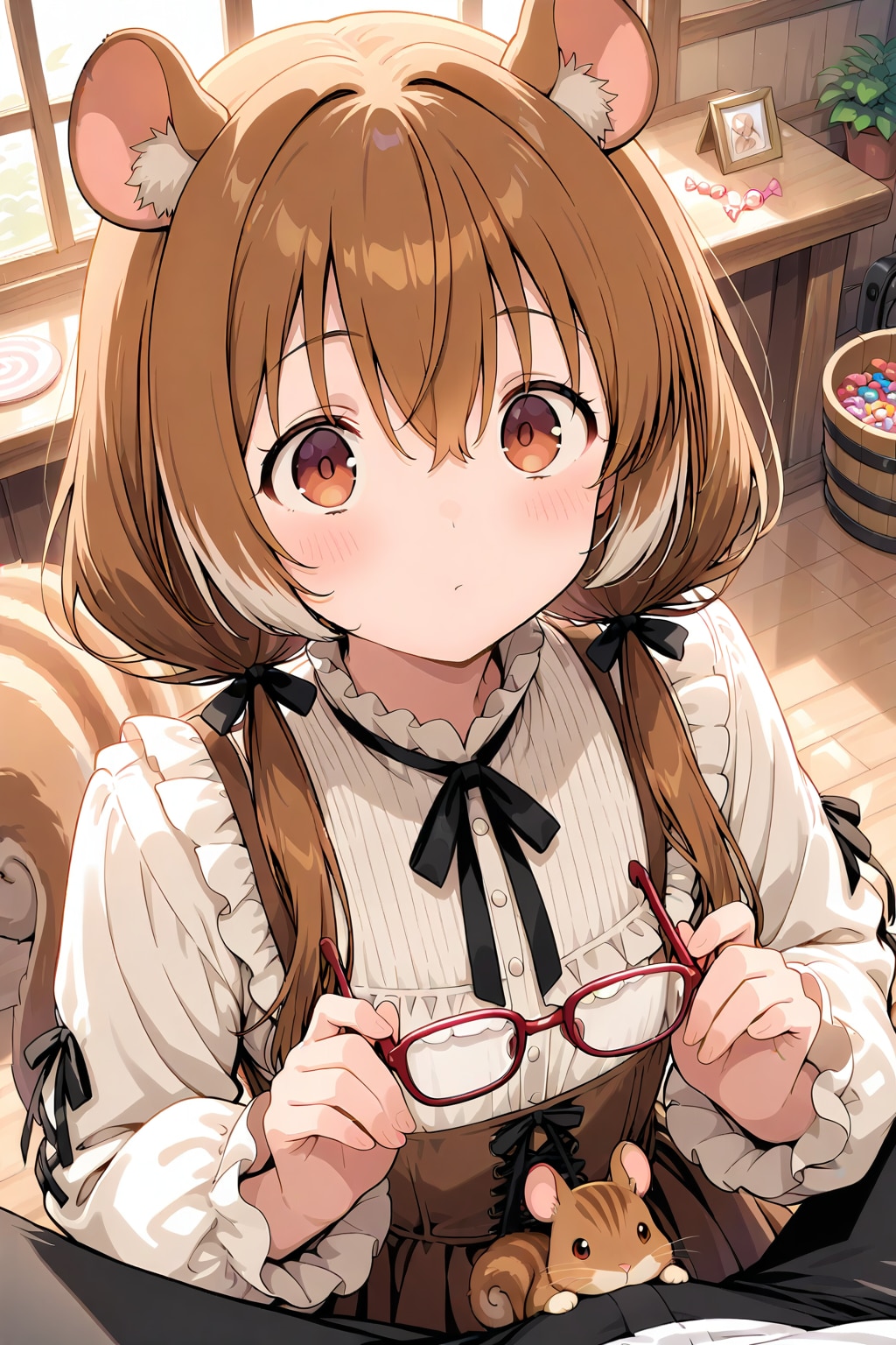 シルちゃんのメガネフィッティング《おいでよ どうぶつの娘》